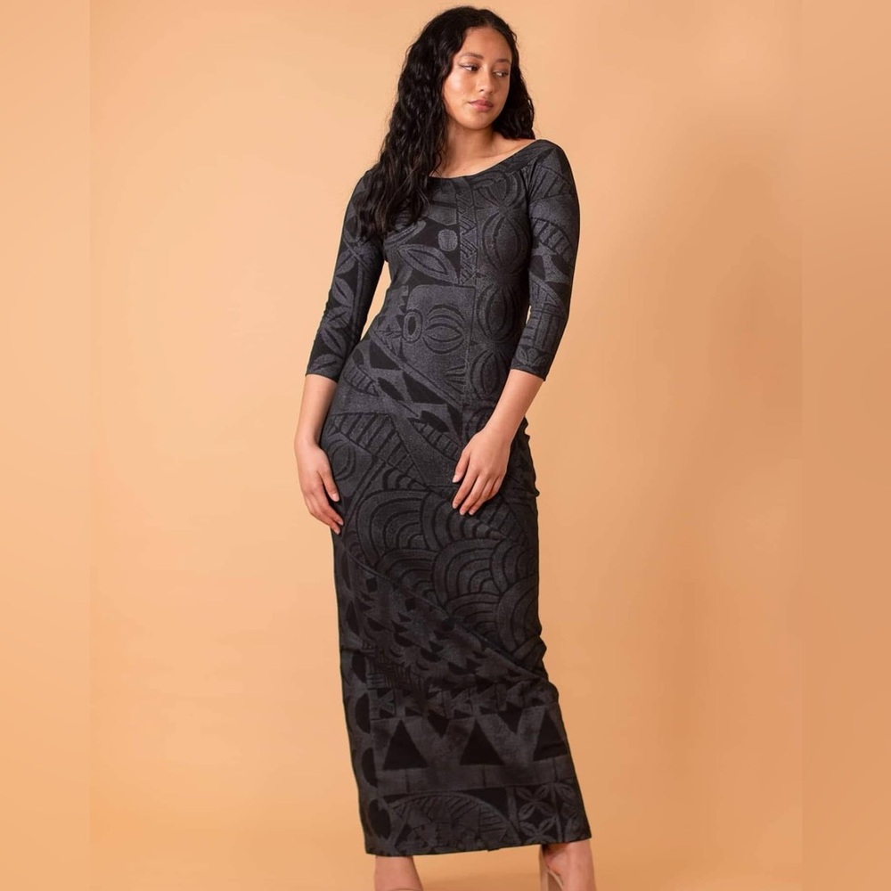 Tav Lydia black and grey Dress